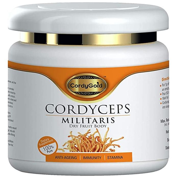 Cordy Gold Cordyceps Militaris Dry Fruit Body - Classic Derma