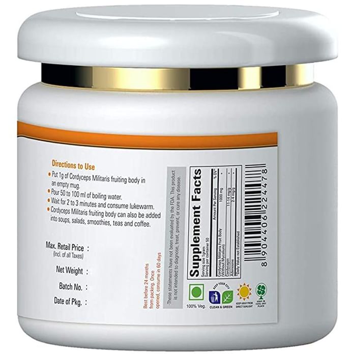 Cordy Gold Cordyceps Militaris Dry Fruit Body