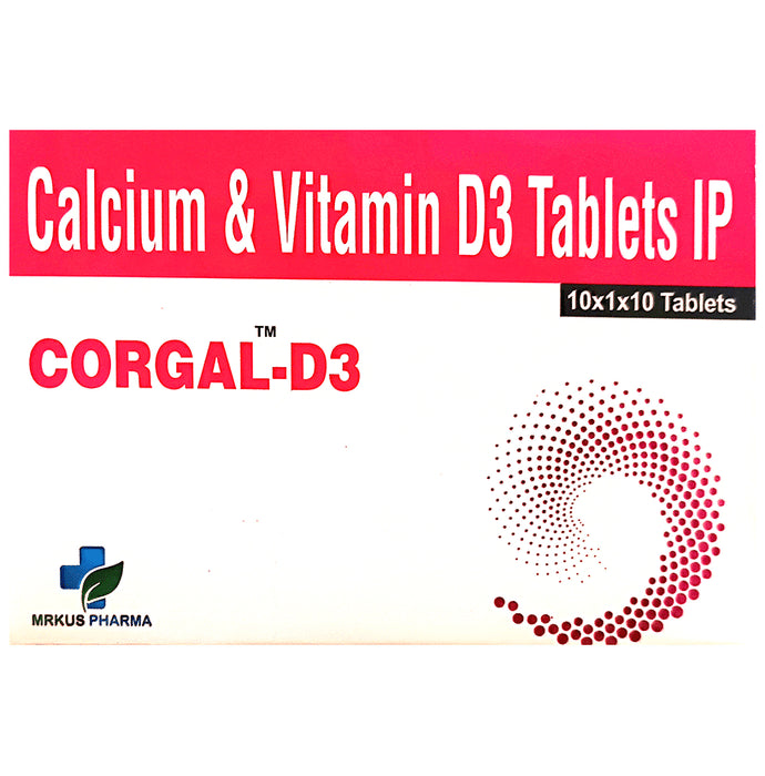 Corgal-D3 Tablet - Classic Derma