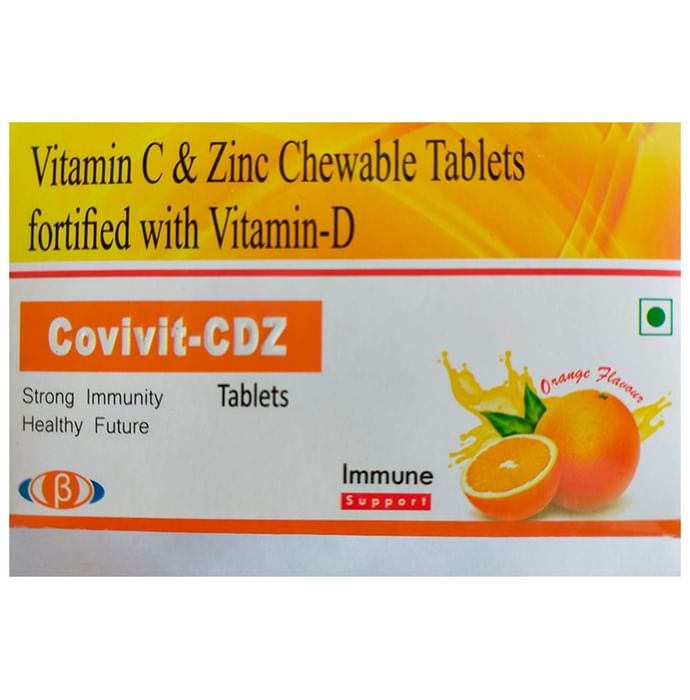 Covivit-CDZ Chewable Tablet Orange - Classic Derma