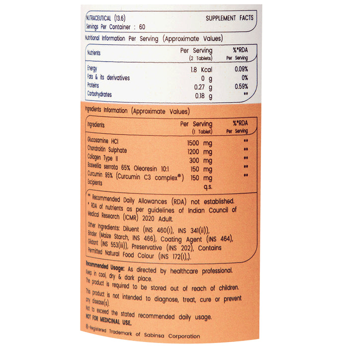 Cratus Joint Care Tablet (60 Each)