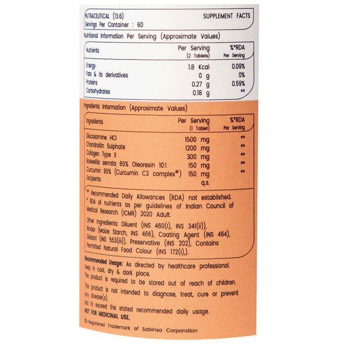 Cratus Joint Care Tablet (60 Each)