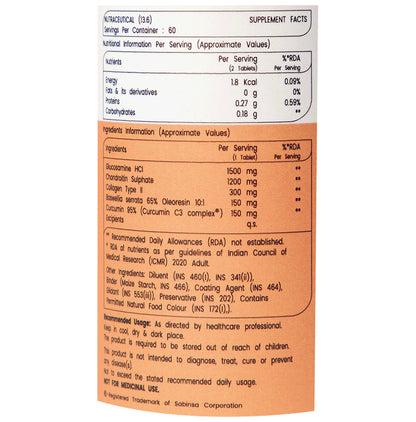 Cratus Joint Care Tablet (60 Each)