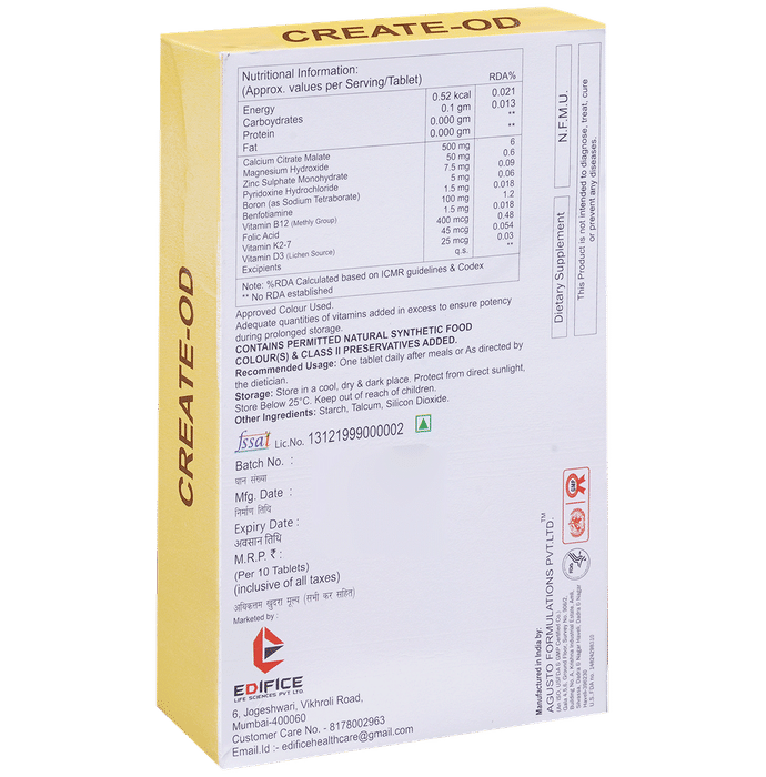 Create-OD Tablet