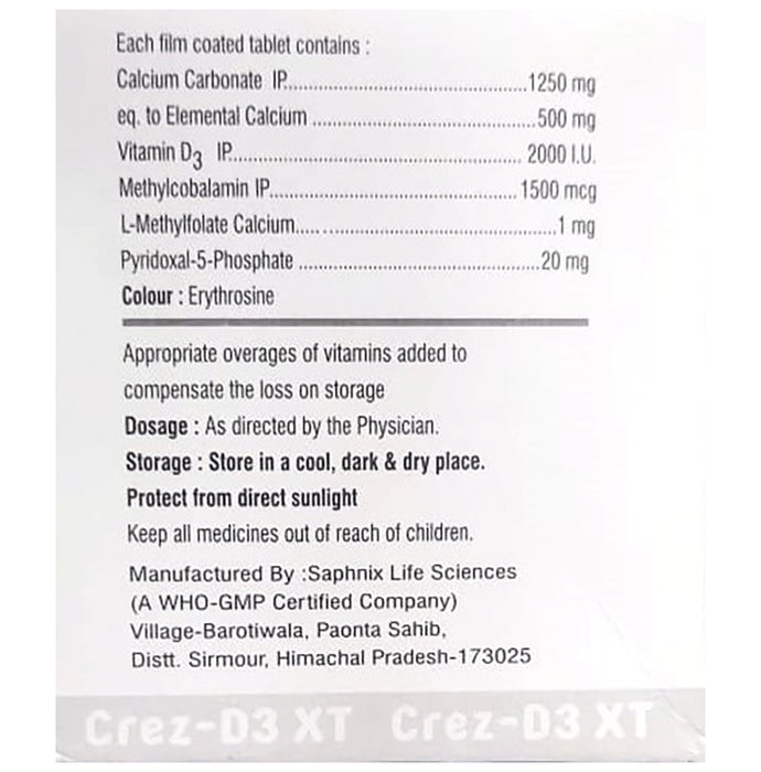 Crez-D3 XT Tablet
