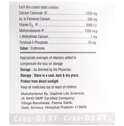 Crez-D3 XT Tablet
