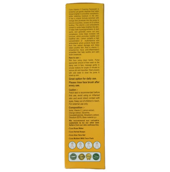 Cura Vitamin-C Foaming Face Wash