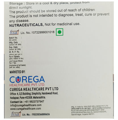 Curega Rega 60K Tablet