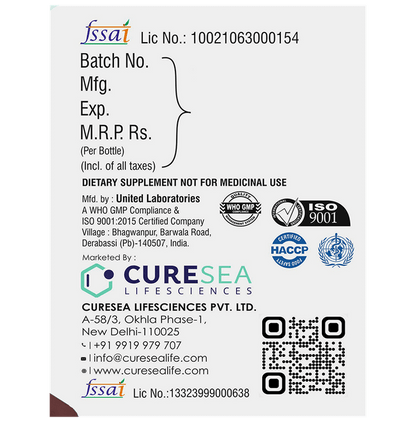 CURESEA Lifesciences Vitamin D3 + K2 Tablet with Calcium, Magnesium, Zinc & Vitamin C