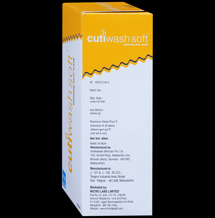 Cutiwash Soft Foaming Face Wash