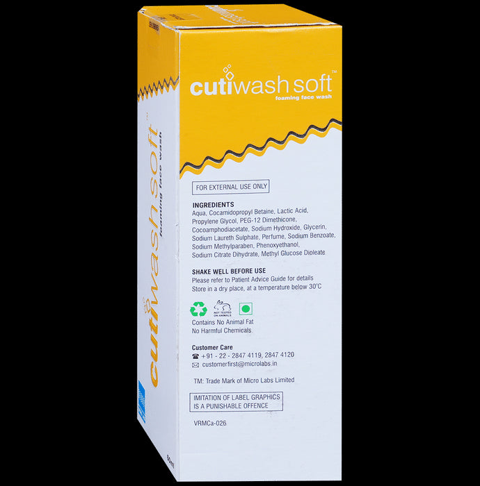 Cutiwash Soft Foaming Face Wash