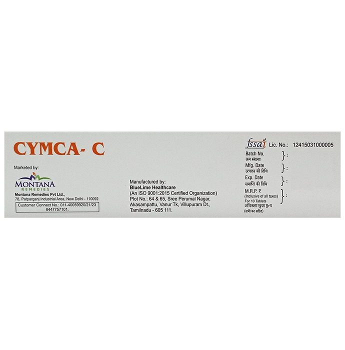 Cymca-C Chewable Tablet Sugar Free