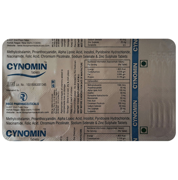 Cynomin Tablet - Classic Derma