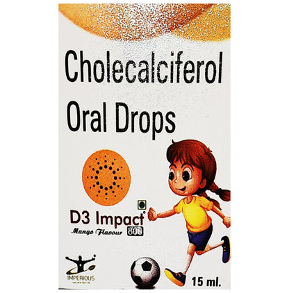 D3 Impact 800 Oral Drops Mango - Classic Derma