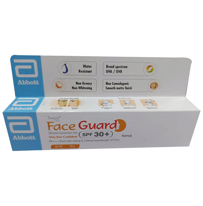 Tvaksh Face Guard Silicone Sunscreen Gel SPF 30 - Classic Derma