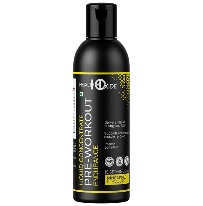 HealthOxide Liquid Concentrate Pre-Workout Supports Endurance Pineapple - Classic Derma