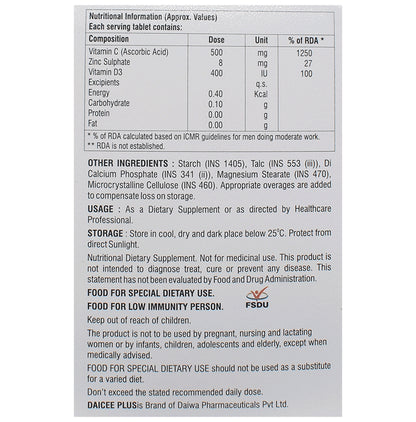 Daicee Plus Chewable Tablet