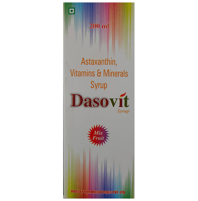Dasovit Syrup Mixed Fruit - Classic Derma