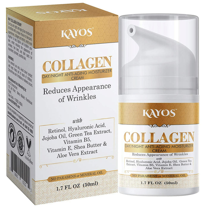 Kayos Collagen Day/Night Anti-Aging Moisturizer Cream - Classic Derma