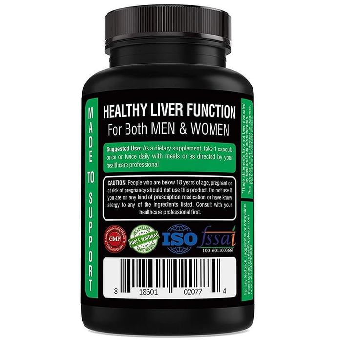 Kayos Naturals Milk Thistle with Dandelion 500mg Capsule