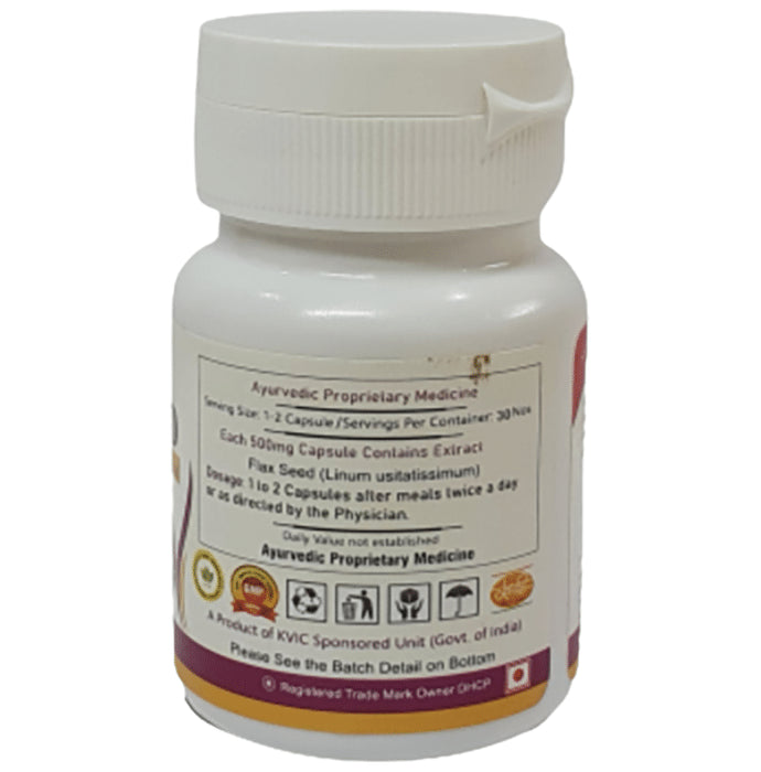 Deep Ayurveda Flax Seed Extract Based Capsule