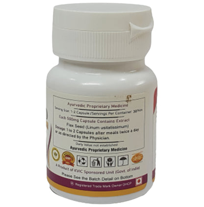 Deep Ayurveda Flax Seed Extract Based Capsule