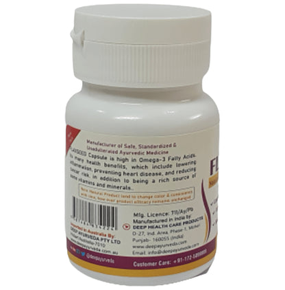 Deep Ayurveda Flax Seed Extract Based Capsule