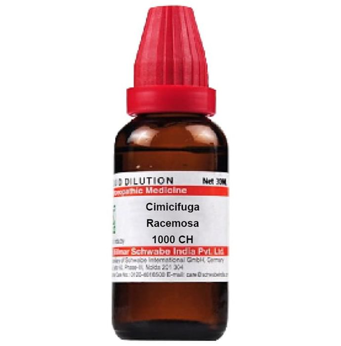 Dr Willmar Schwabe India Cimicifuga Racemosa Dilution 1000 CH - Classic Derma