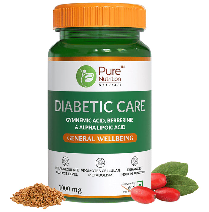 Pure Nutrition Diabetic Care Veg Tablet - Classic Derma