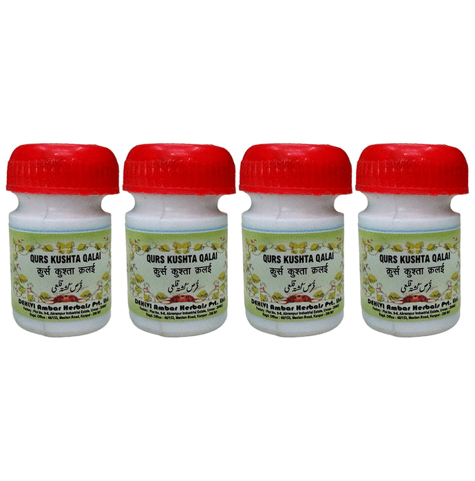 Dehlvi Qurs Kushta Qalai Tablet (30 Each) - Classic Derma