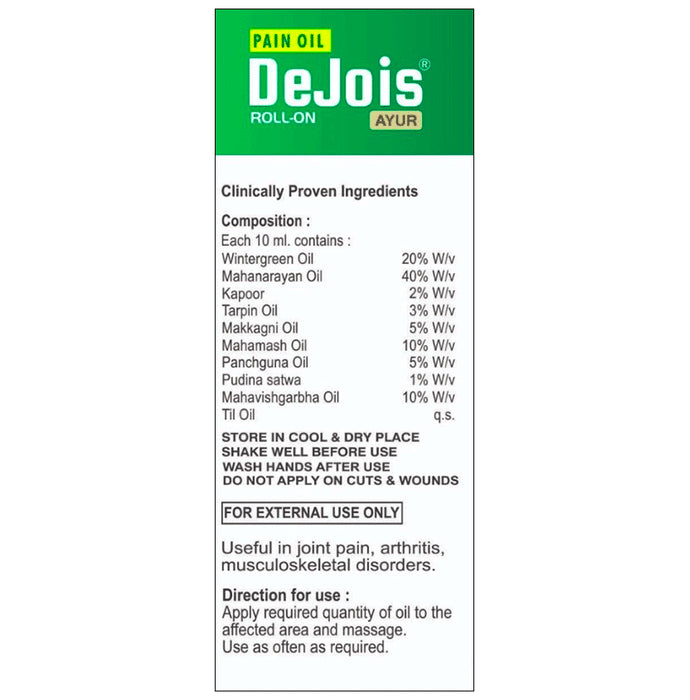 Dejois Ayur Roll On (60ml Each)