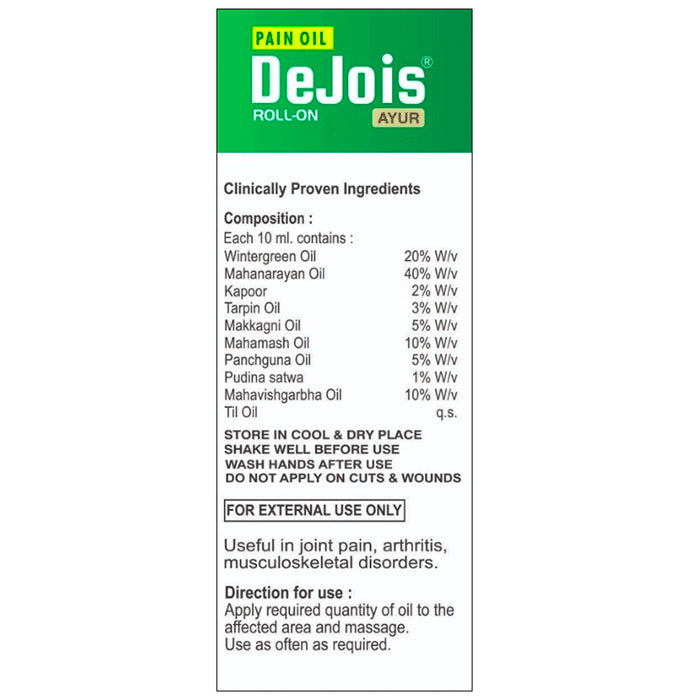 Dejois Ayur Roll On (60ml Each)