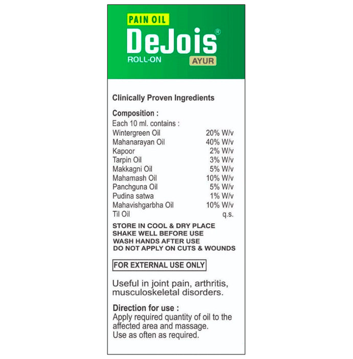 Dejois Ayur Roll On (60ml Each)
