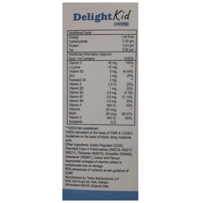 Delight Kid Oral Drops