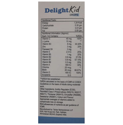 Delight Kid Oral Drops