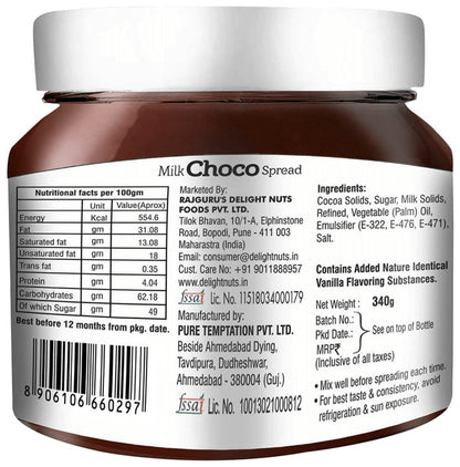 Delight Nuts Milk Choco Spread