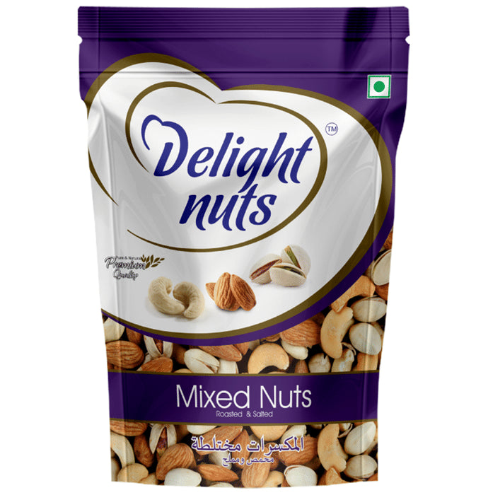 Delight Nuts Mixed Nuts Roasted & Salted | Premium Quality - Classic Derma