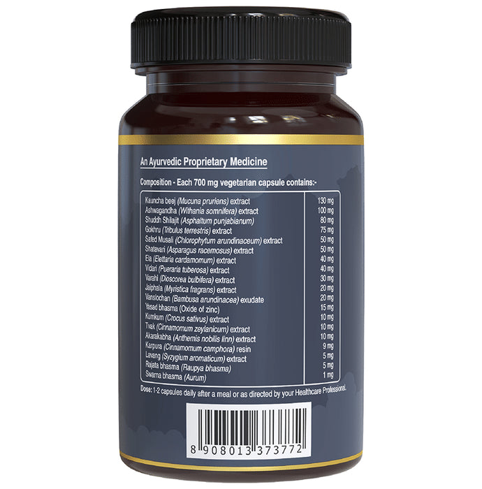 Pure Nutrition Shilajit Triple Gold Veg Capsule