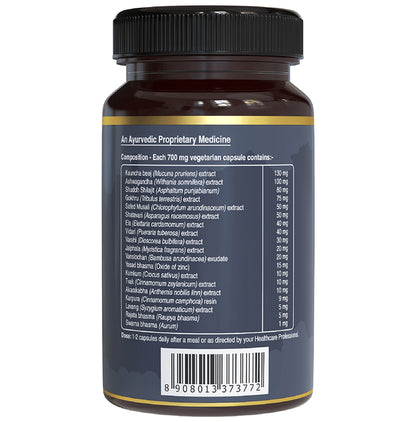 Pure Nutrition Shilajit Triple Gold Veg Capsule
