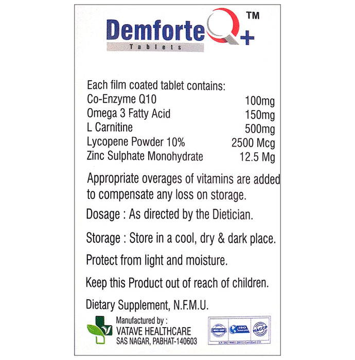 Demforte Q+ Tablet