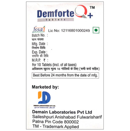 Demforte Q+ Tablet