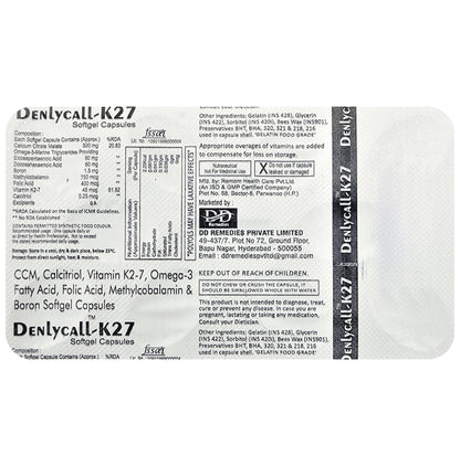 Denlycall-K27 Softgel Capsule