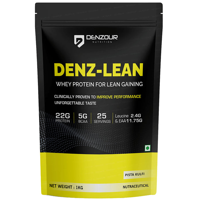Denzour Nutrition Denz-Lean Powder Pista Kulfi - Classic Derma