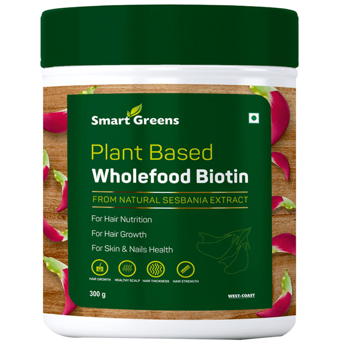 Smart Greens Plant Based Wholefood Biotin Powder - Classic Derma