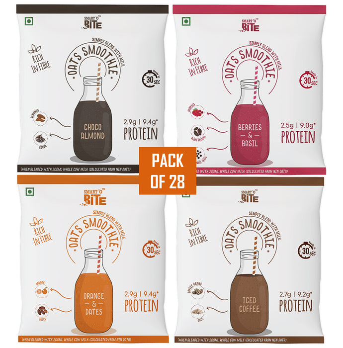 Smart'O Bite Oats Smoothie (25gm Each) Assorted - Classic Derma