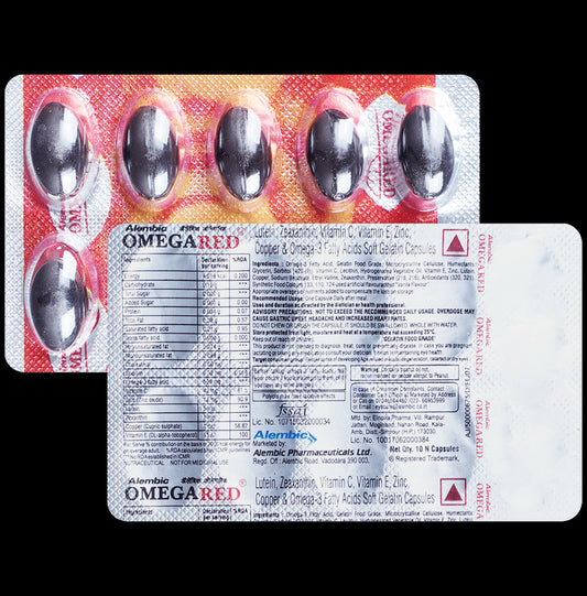 Omegared Soft Gelatin Capsule - Classic Derma