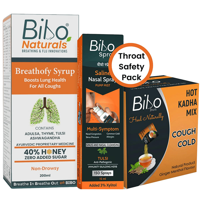 Bibo Bibo Throat Relief Pack - Classic Derma
