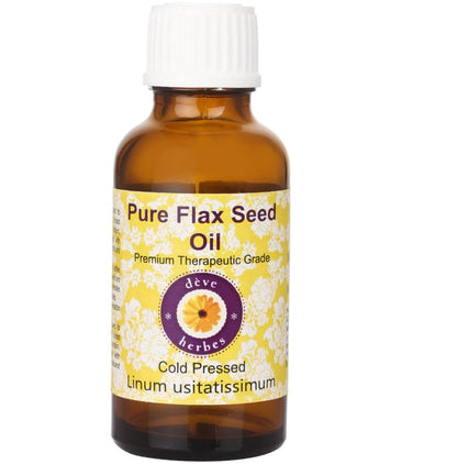 Deve Herbes Pure Flax Seed Cold Pressed Oil - Classic Derma