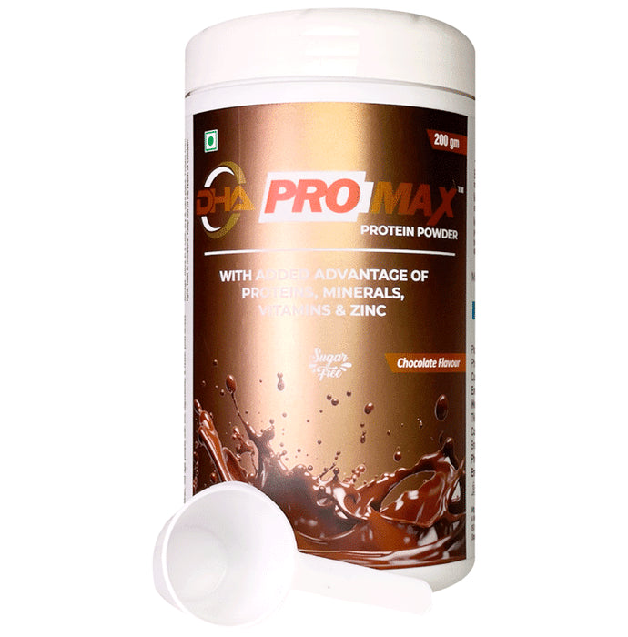 DHA Pro Max Protein Powder Chocolate Sugar Free - Classic Derma