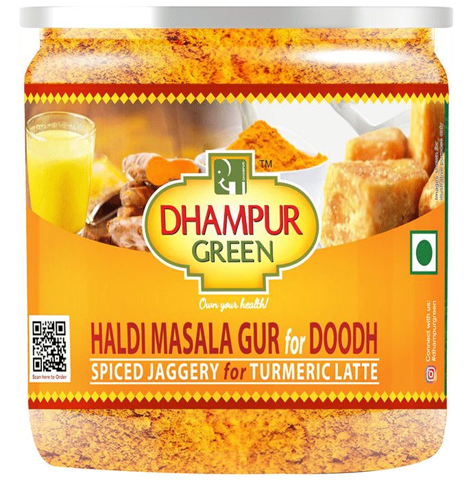 Dhampur Green Haldi Masala Gur for Doodh - Classic Derma